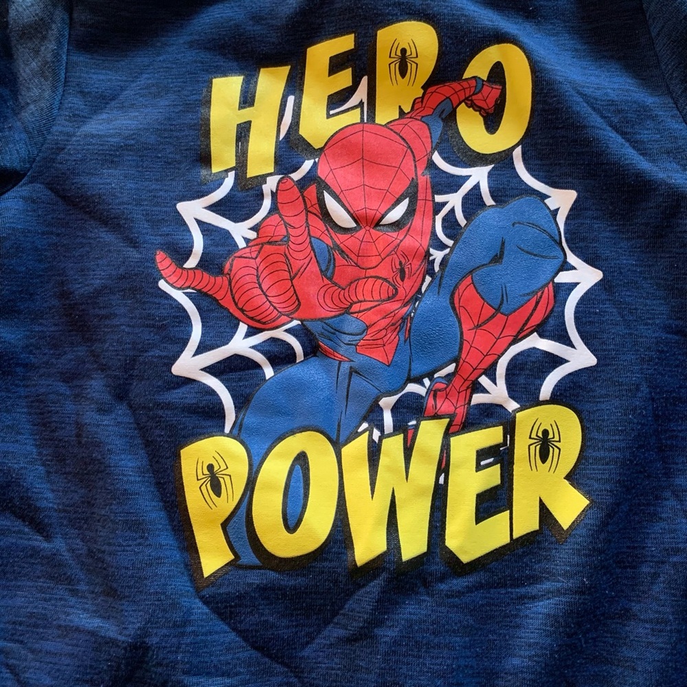 Marvel Spider-Man NWOT HeroPower Blue Hoodie, Size 6 - Picture 2 of 3
